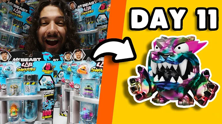 Unboxing MrBeast Lab Swarms Until I Find the Rare One (Day 11)