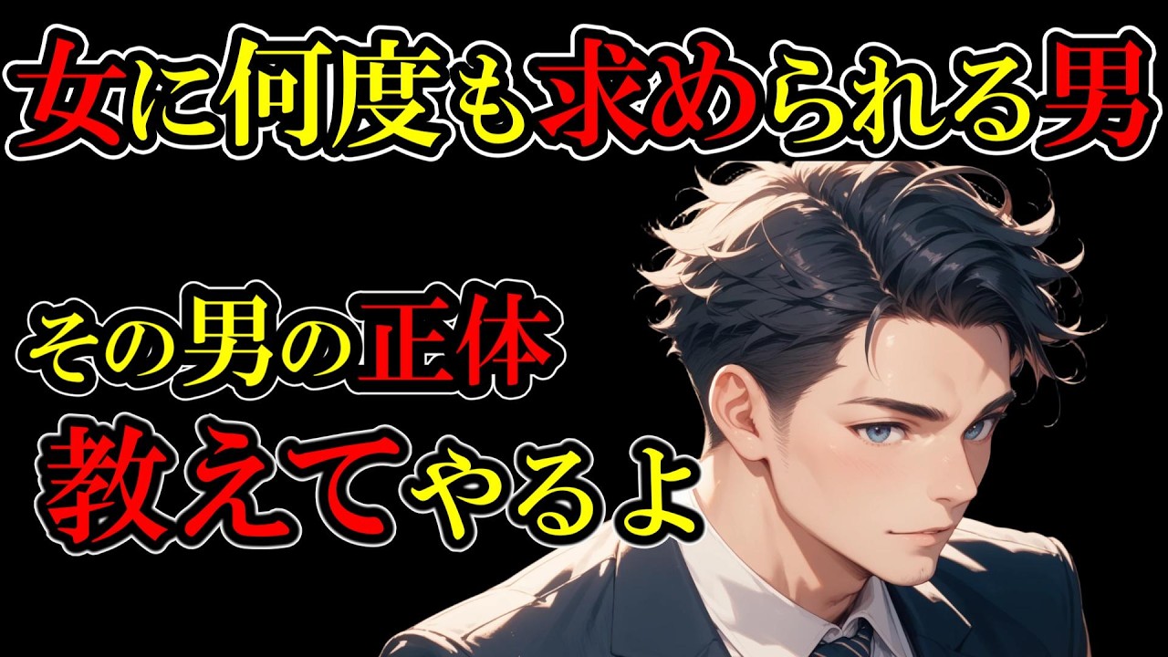 見た目も金も関係ない。女が何度も求める男の秘密、全部教えます。【大人の恋愛相談】