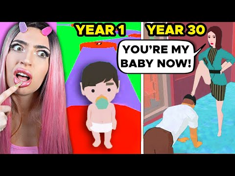 Birth To Death In 100 Years Life Simulator..