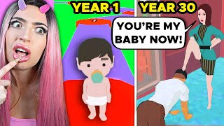 BIRTH TO DEATH in 100 Years Life Simulator.. 👶🏻💀