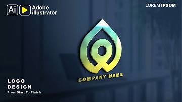 Logo Design Process (From Start To Finish) In Adobe Illustrator Tutorials |With Zakki Graphics|