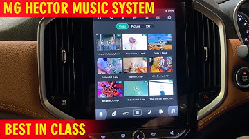 MG Hector 2021 Music System | Explained | Kamal Yadav