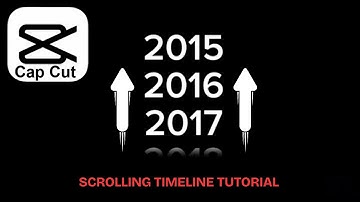 How to Create a Scrolling Timeline Animation in CapCut | EASY!!