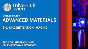 Advanced Materials - Lecture 1.9. - Magnetic imaging