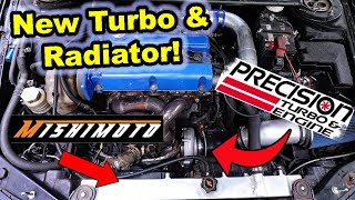 My Turbo Galant gets a New Precision 6266 and a Mishimoto radiator! by RvaJay 701 views 1 year ago 16 minutes