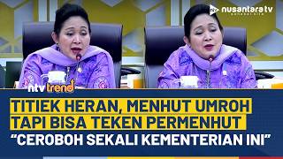 Download lagu Titiek Soeharto Heran Menhut Umrah tapi Tetap Teken Permenhut: Ceroboh Sekali.. | NTV