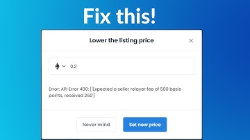 How to fix Error 400: [