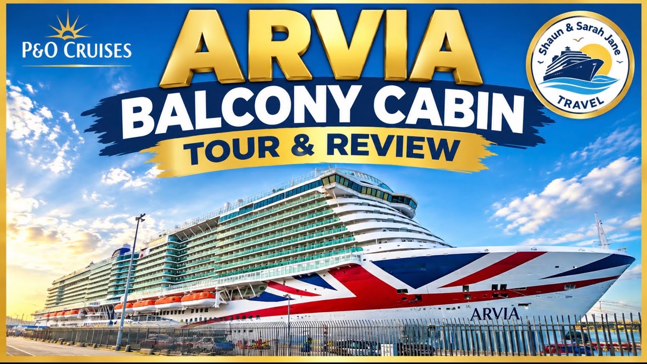 P&O Cruises Arvia Balcony Cabin review ￼