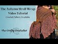 The Autumn Stroll Wrap // Free Crochet Pattern // DIY Crochet Wrap // Learn Crochet Chevrons