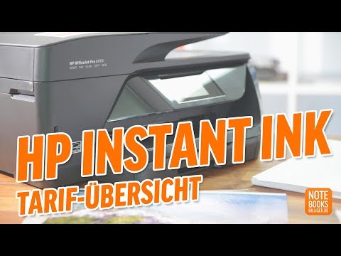 HP Instant Ink Tarife vorgestellt - Deutsch / German