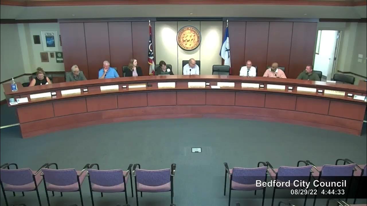 Bedford City Council (Special Meeting) August 29, 2022 YouTube