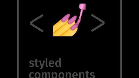 Learn React Styled Components with TypeScript in under 1 hour.