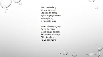Sepedi Lutheran Hymn 301 Jesu mo tseleng ye re e swereng - Paul Mofokeng