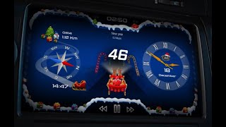 Winter - Christmas and New Year theme for Android car head unit! screenshot 3