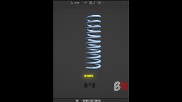How to Make a Spring in Blender (Tutorial) #shorts #blender