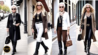 Fashion ideas for Over 50s 60s 70s Street Style: Milan's Chicest Looks For Effortless Elegance