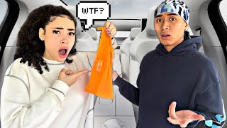 LEAVING ANOTHER GIRLS UNDERWEAR IN MY CAR PRANK!!! *GONE WRONG*