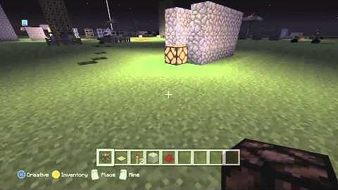 Minecraft Simple Redstone: How to Make an Automatic lighting system!