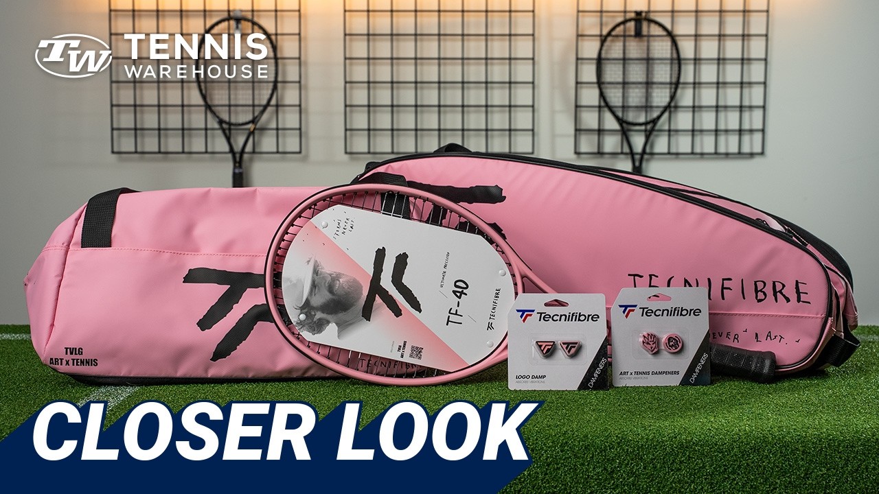 SOLD OUT ✨Tennis, But Make It Art 🎨 Tecnifibre x Art: Reilly Opelka x TVLG Collab on TF40, Bags