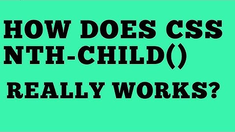 CSS nth-child Selector Alternate Table Row Style HTML 5 Change Color