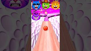 Which cat 😺 ball ⚽ Cross this Circle ⭕#shorts #goingballs #yoytubeshorts #shortsfeed ##gameplay