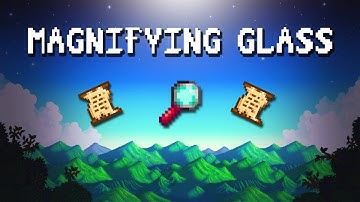 Stardew Valley - Magnifying Glass / How to unlock secret notes