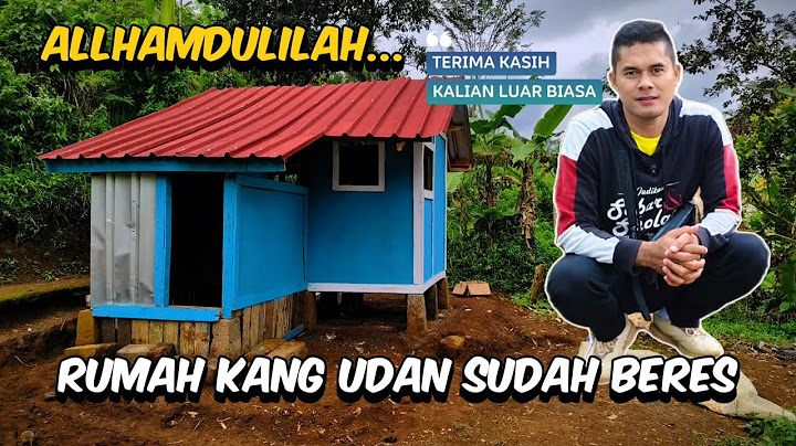 ALLHAMDULILAH AKHIRNYA RUMAH KANG UDAN SELESAI DI BANGUN | ODGJ SEBATANG KARA TINGGAL DI GUBUK REYOT