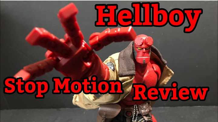 1000 Toys Hellboy 1/12 Scale Action Figure Stop Motion Review