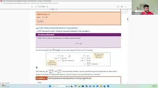 MAC 1140 4.5 Exponential and Logarithmic Equations