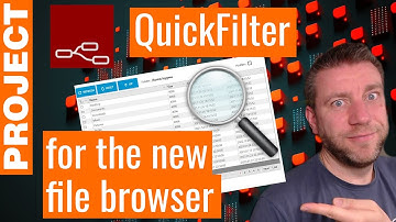 Adding quick filter for the Node-Red file browser