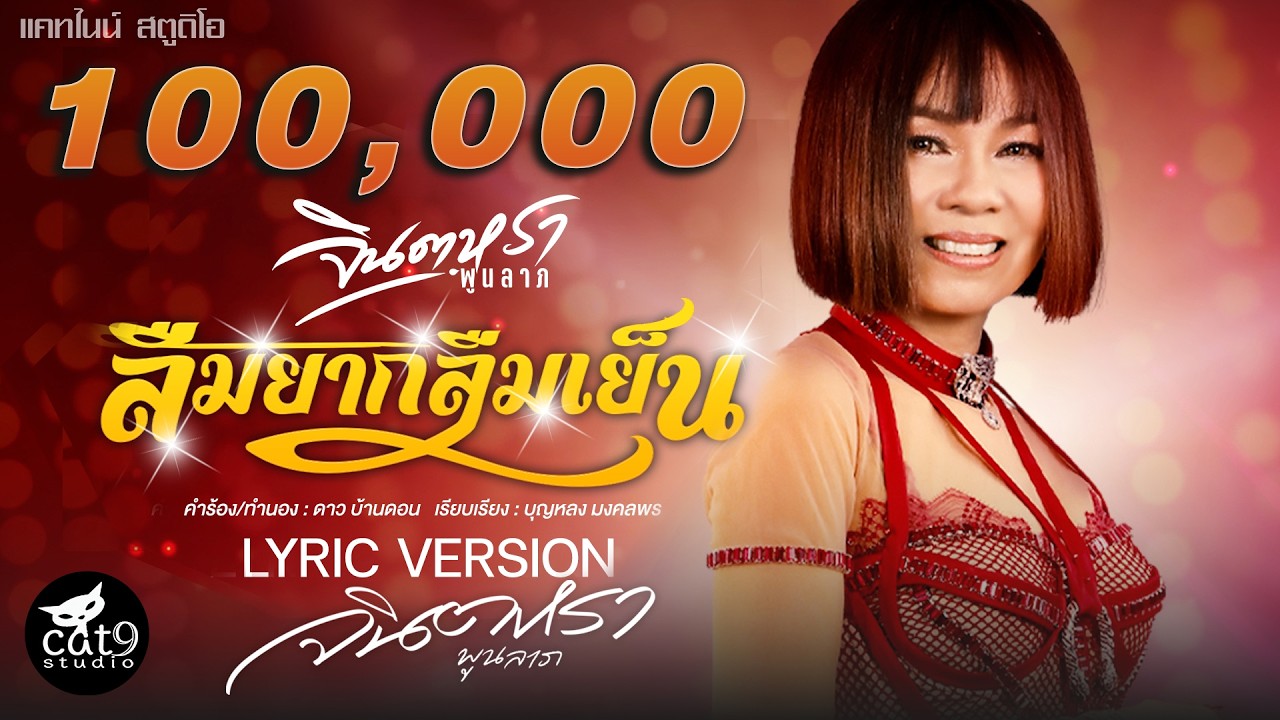 ปกเพลง ลืมยากลืมเย็น — JINTARA POONLARP