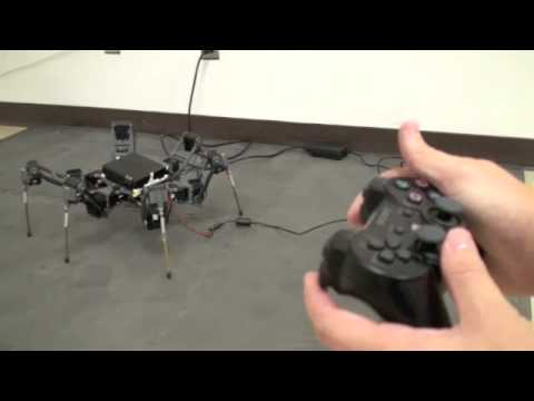 Sixaxis Controlled Hexapod