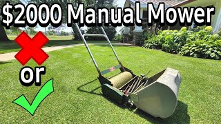 Upgrade Your Manual Reel Mower For Cheap $$$ 💯 Boost Your Lawn Game with  this $20 Easy Roller Mod 