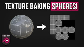 PBR Texture Baking with Spheres in Blender 4.2 - Texture Baking Mastery