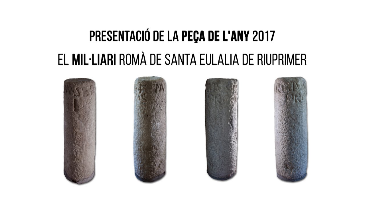 El mil·liari de Sta Eulàlia de Riuprimer - YouTube