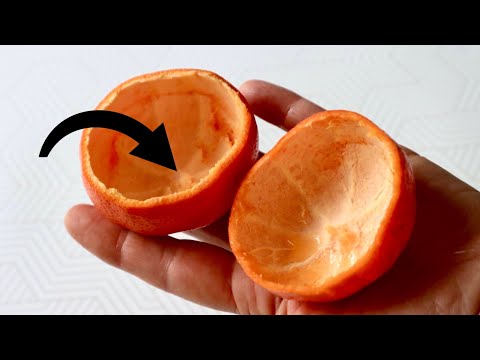 Видео: This trick with tangerine peel exploded the Internet! You won’t believe !