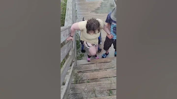 "ACCESSIBLE BEACH ENTRANCE" IN MYRTLE BEACH MY KID...