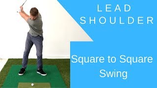 Lead Shoulder Initiation | Square to Square Golf Swing #golf #squaretosquare #shoulder #swing