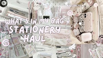 PINTEREST SCHOOLGIRL GUIDE 101 🎧📓| aesthetic stationery haul, what