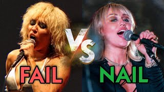 Miley Cyrus - FAIL Vs. NAIL! (Vocal Comparison)