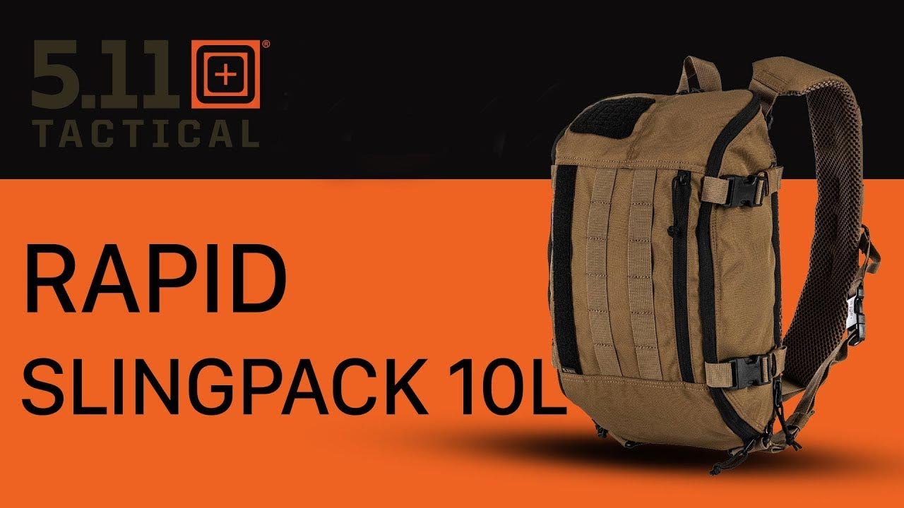 [Review] 5.11 Tactical Rapid Sling Pack 10L-OutdoorVN - YouTube