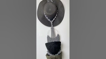 Macrame Hat Hanger: Couples Edition #shorts