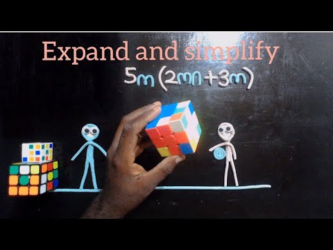 Cubed Expanded View Math how to expand solve a cube and simplify - YouTube