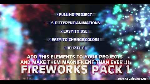Fireworks Pack ! | Motion Graphics - Videohive template
