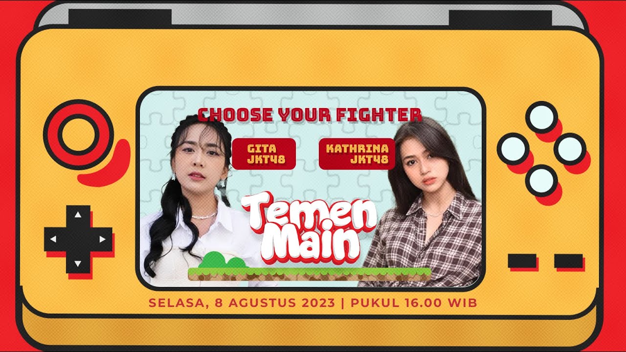 GITA JKT48 & KATHRINA JKT48 MAIN SAMBUNG LIRIK LAGU | Temen Main JKT48, 8 Agustus 2023