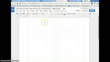 Creating a document in Google Classroom