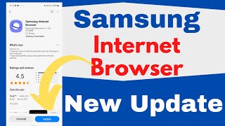 New Update Received In Samsung Internet Browser screenshot 2