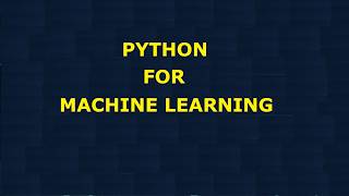 Python For Machine Learning, VS Code, Python Basics, Pandas
