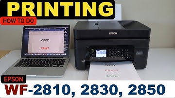 Epson WorkForce WF-2850 Printing !