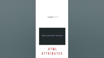 Html Attributes Shorts | #html #htmlattribute #shorts